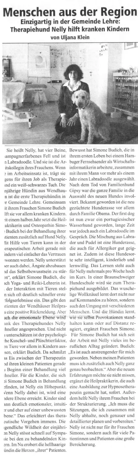 Zeitungsartikel von Dogs of Golden Kennel